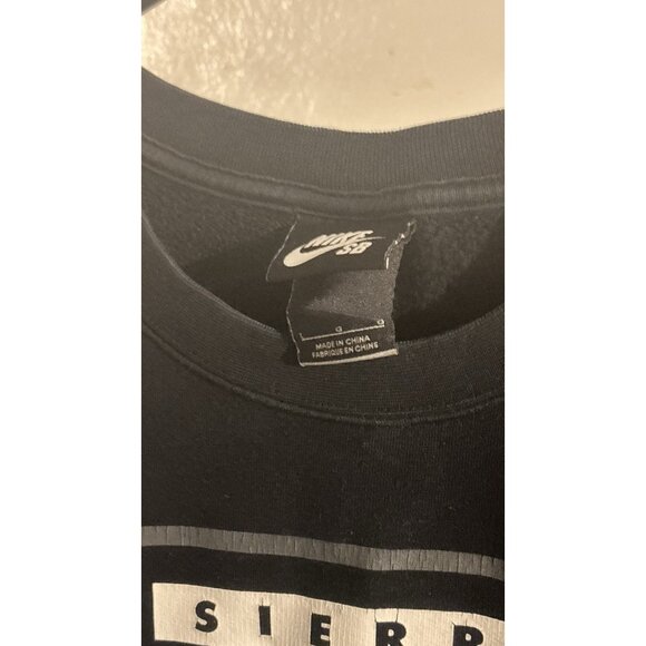 Nike SB Crewneck Sweatshirt Men’s Long Sleeve Crewneck Black Size Large - Picture 4 of 5